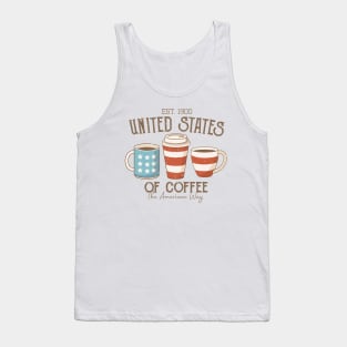 UNITED STATES OF COFFEE Tank Top